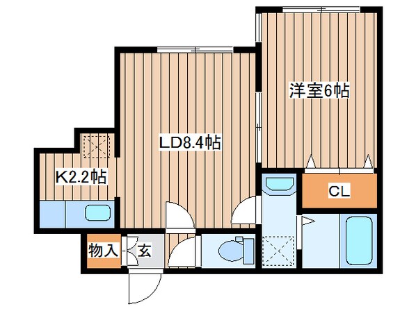 ルーバンアイ岩見沢壱番館の物件間取画像